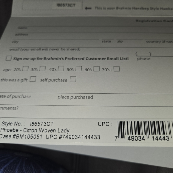 Brahmin Phoebe Citron Woven Leather Bag - Picture 15 of 15